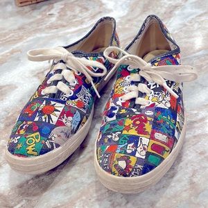 Vintage Hand-painted Keds
